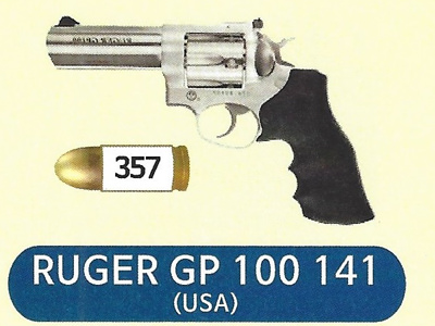 RUGER GP 100 141
口径:357马格纳姆子弹
制造国:美国
10发 50,000韩元