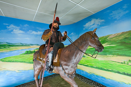 跨在马上,英姿飒爽的伽耶将军(伽耶)