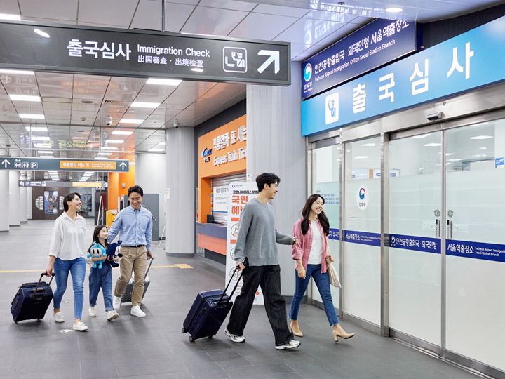 出境审查的入口