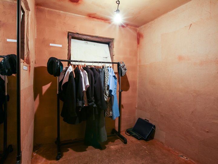 当时的校服和书包