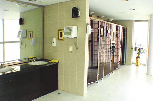 保持清洁的公共卫生间很多