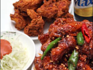 韩式炸鸡丁和炸鸡