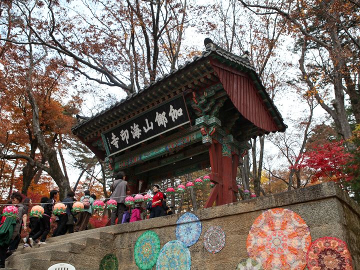 迎接参拜者的“一柱门”