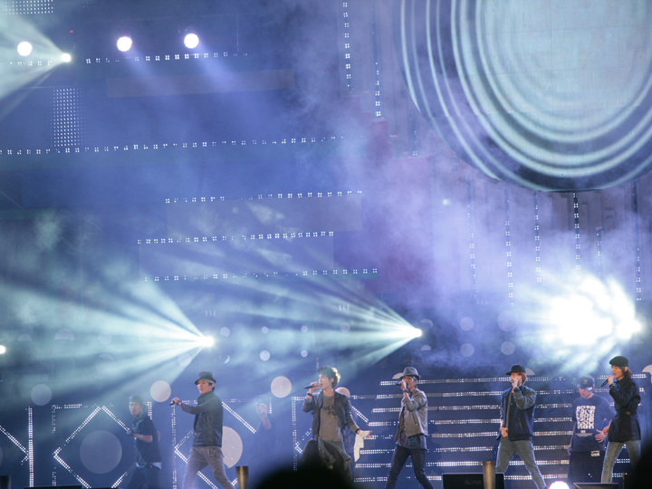 照片摄于2009年的“梦想演唱会”