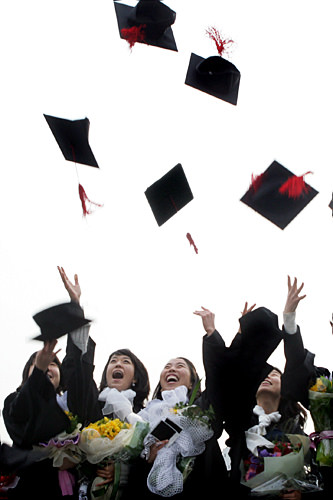 抛掷学士帽