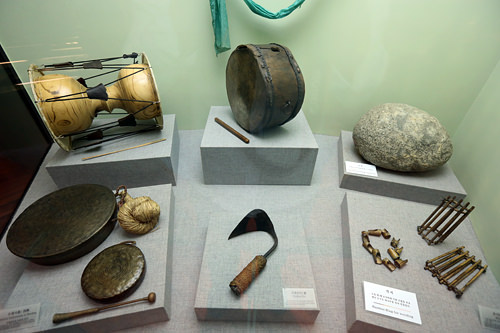 农乐中使用过的农具等