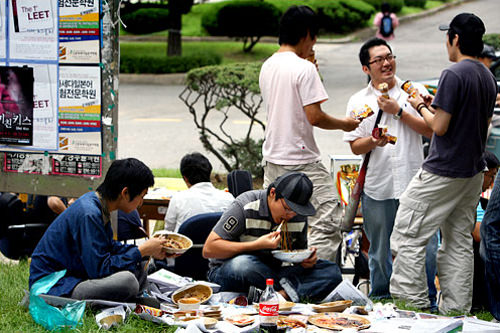 韩国的外卖文化 韩国文化与生活 韩国旅游网 韩巢网