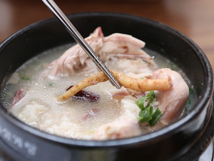 参鸡汤里少不了人参