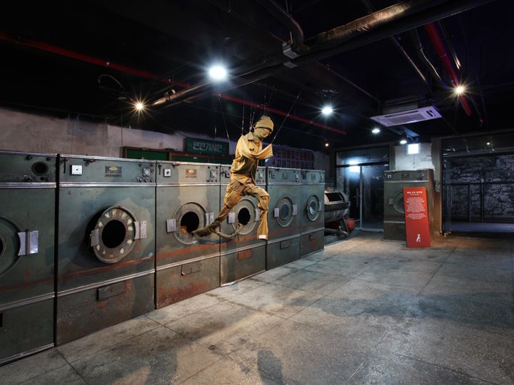 由洗衣房改建而成的展示间