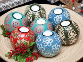 放蜡烛香薰的花瓶