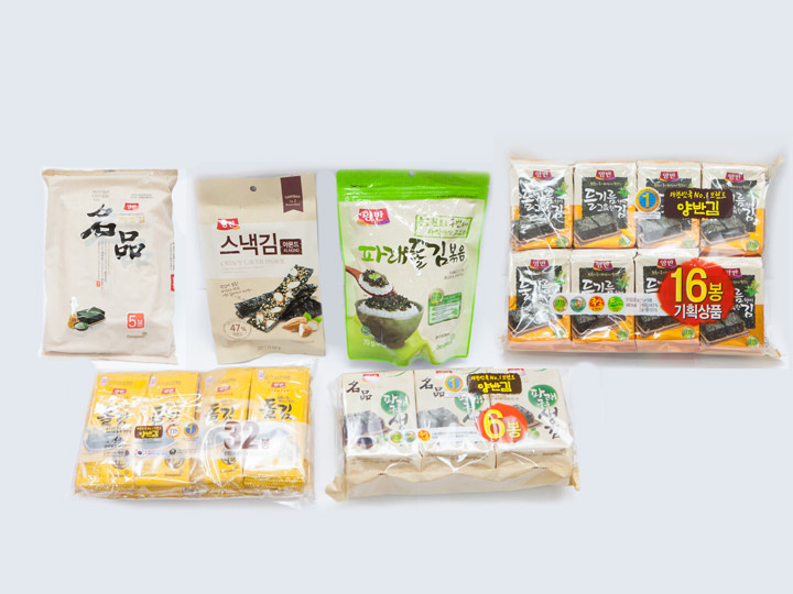 丰富多样的海苔产品