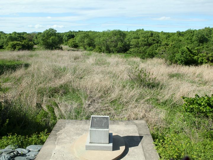 “白杨树事件”慰灵碑