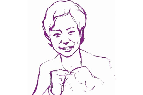 店铺卡通人物形象
社长 李玉珠女士