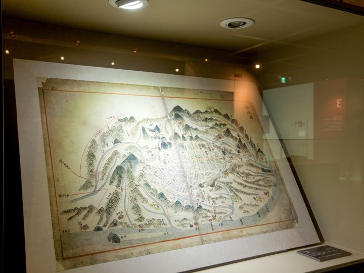 18世纪后半期绘制的都城图