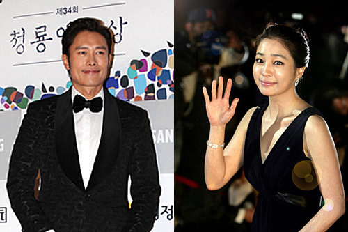 李秉宪和李珉廷夫妻