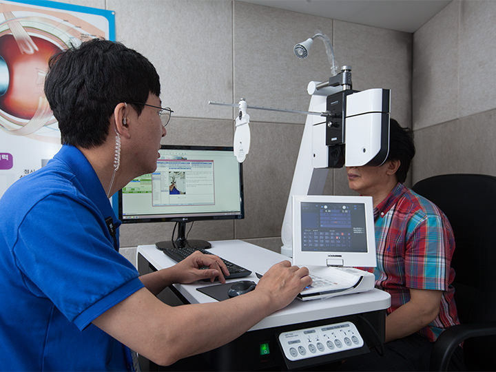 精准的视力检查