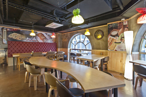 2层适合团体的座位