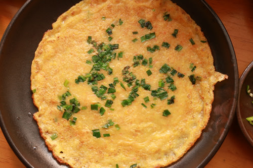 大麦粉绿豆煎饼