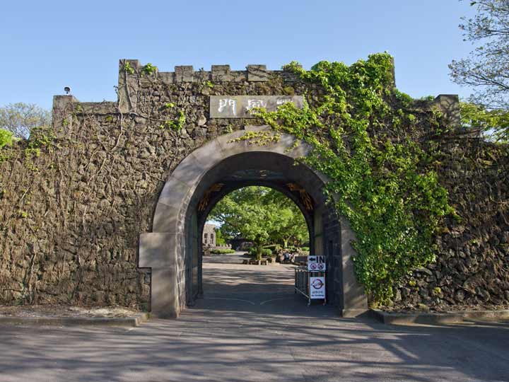 韵味独特的大门入口