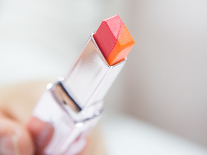 曾经大火的双色唇膏