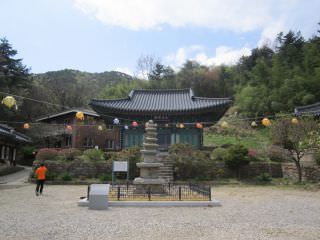 自然和寺庙的完美融合