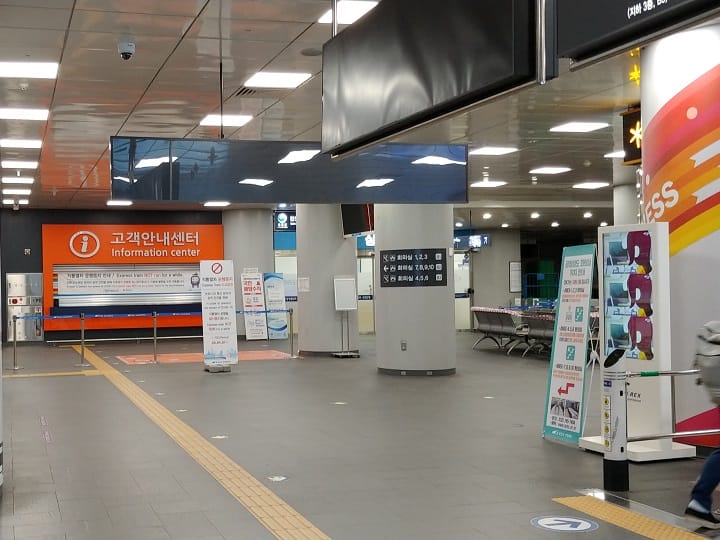 直达列车专用检票口