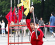 去南山公园看韩国传统武术表演