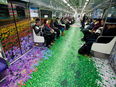 坐首尔地铁7号线环游世界！