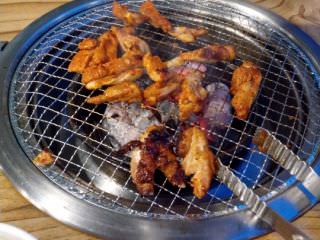 步行道炭烤铁板鸡