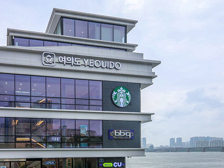 星巴克 汝矣岛汉江公园店