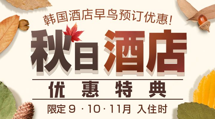 2019秋季游!首尔中心地区酒店大特价!