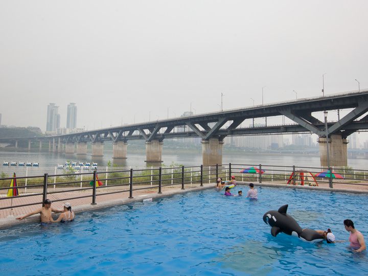 汉江公园 纛岛游泳池