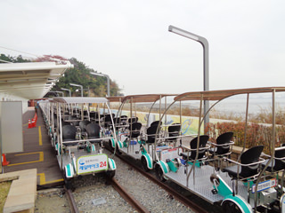 永宗海边铁路自行车