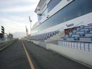 渼沙里划艇赛场