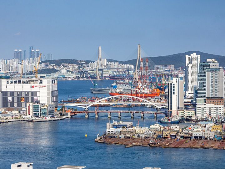釜山港拍照展望台