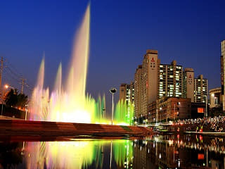 三乐川音乐喷泉