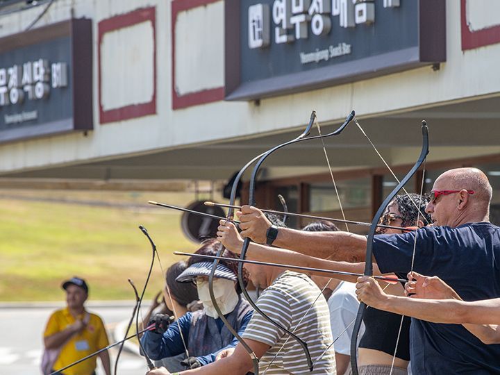 水原华城 弓箭体验
